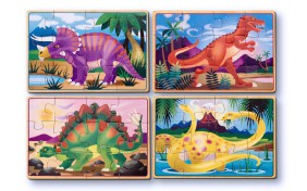 Пазл Melissa & Doug Динозавры - 4 вида