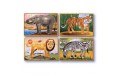 Пазл Melissa & Doug Дикие животные - 4 вида