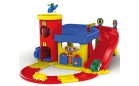 Двохуровневый гараж с 2 машинками, вертолетом и дорогой Viking Toys 