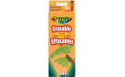 10 цветных карандашей с ластиками Crayola