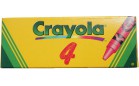 4 разноцветных стандартных восковых мелка Crayola