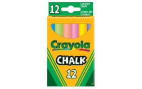 Цветные мелки  с пониженным выделением пыли Crayola - 12 шт