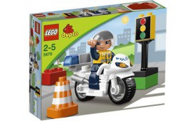 Полицейский мотоцикл Lego Duplo