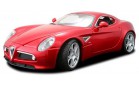 Автомодель Bburago Alfa 8C Competizione (2007) - красный, 1:18
