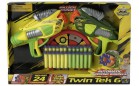 Помповое оружие BuzzBeeToys Twin Tek 6 с мишенью и патронами