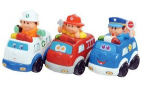 Игровой набор Kiddieland Машинки спецслужб 