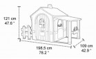 Фермерский домик с заборчиком Halabuda