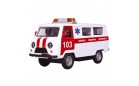 Автомодель Технопарк  - УАЗ-39625 СКОРАЯ ПОМОЩЬ (белая, свет, звук)