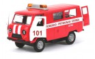 Автомодель Технопарк - УАЗ-39625 ПОЖАРНАЯ (свет, звук)