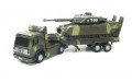 Игровой набор Технопарк - ВОЕННАЯ ТЕХНИКА (тягач + танк - свет, звук)