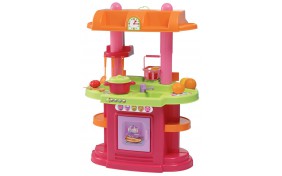 Кухня-магазин Smoby Ecoiffier Bubble Cook с весами, посудой и продуктами