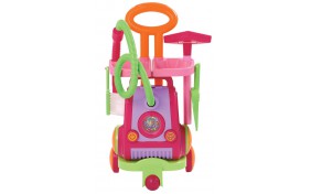 Набор Smoby Ecoiffier Bubble Clean тележка для уборки с пылесосом